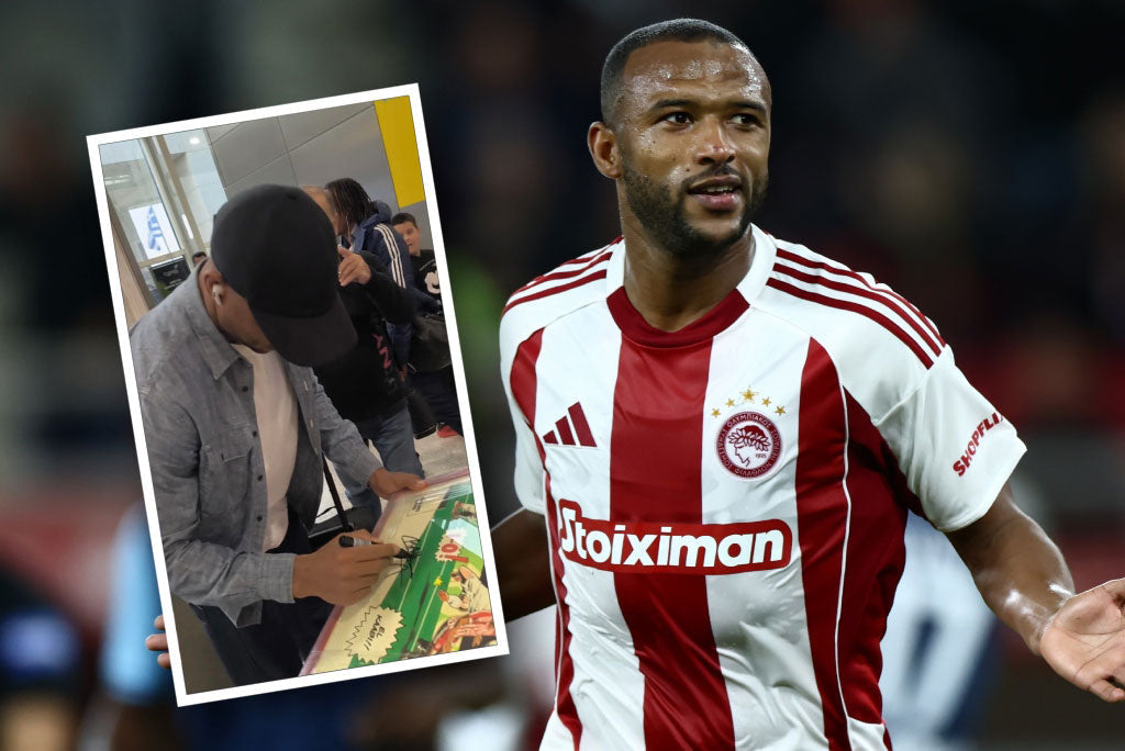 Olympiacos – El Kaabi: A collective moment before Astana!